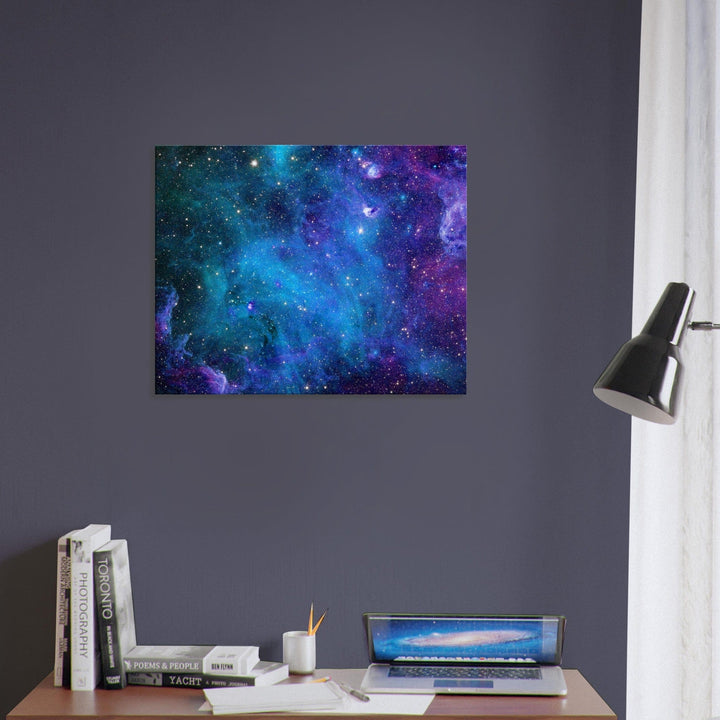 Little Squiffy Print Material 60x75 cm / 24x30″ / Horizontal Stardust Galaxy Canvas Wall Art