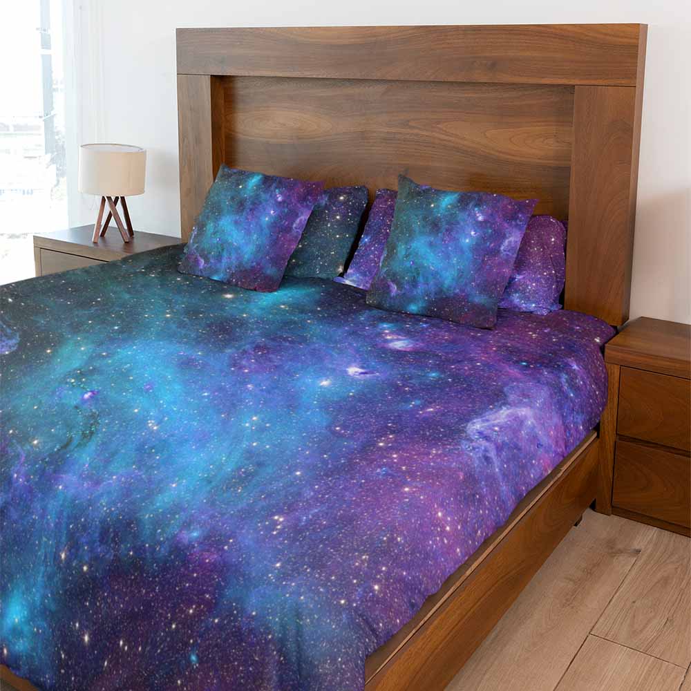 Stardust Galaxy Quilt Cover Set Little Squiffy