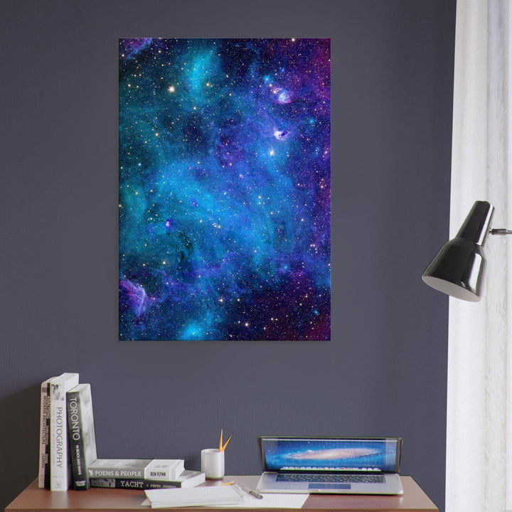 Little Squiffy Print Material 70x100 cm / 28x40″ / Vertical Stardust Galaxy Canvas Wall Art