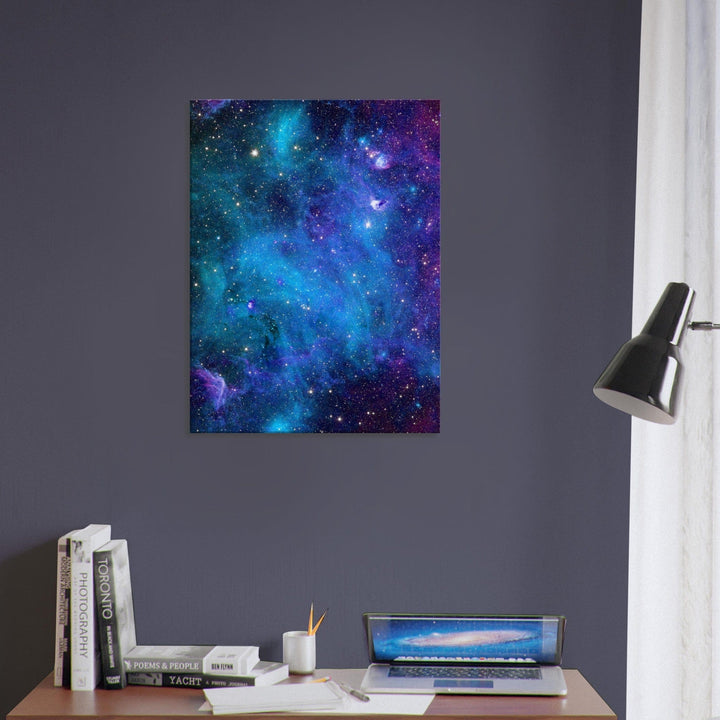 Little Squiffy Print Material 60x80 cm / 24x32″ / Vertical Stardust Galaxy Canvas Wall Art