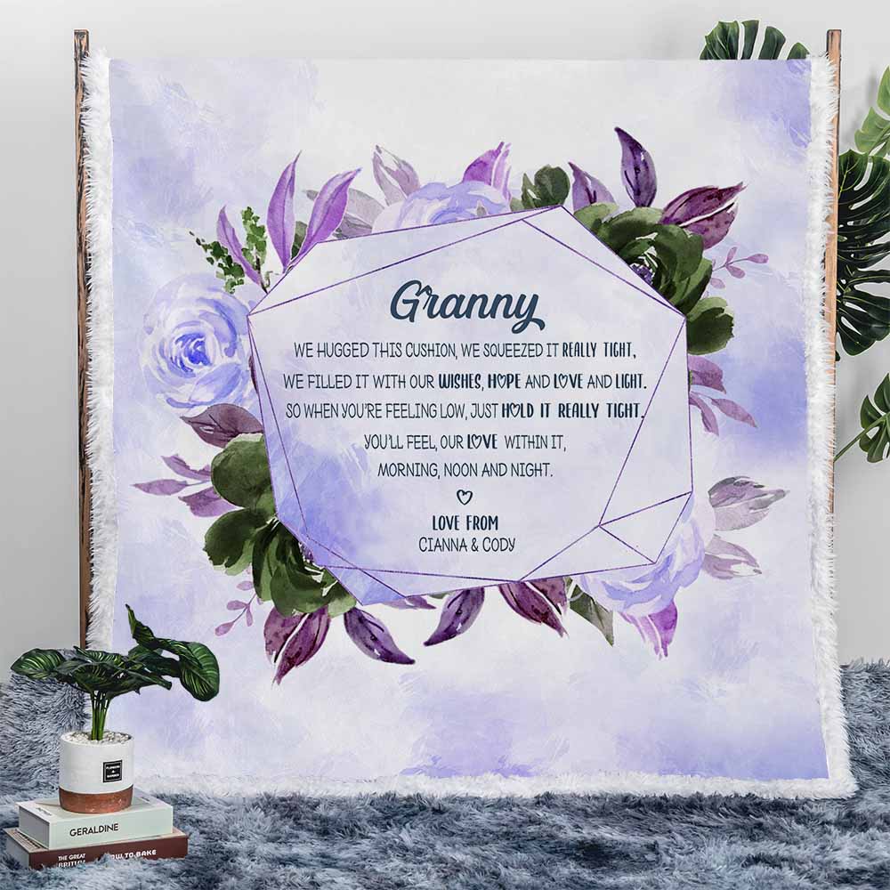 Personalised mothers day blanket online