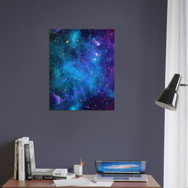 Little Squiffy Print Material 60x75 cm / 24x30″ / Vertical Stardust Galaxy Canvas Wall Art