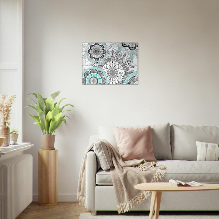 Little Squiffy Print Material 60x80 cm / 24x32″ / Horizontal Mandala Heavens Canvas Wall Art