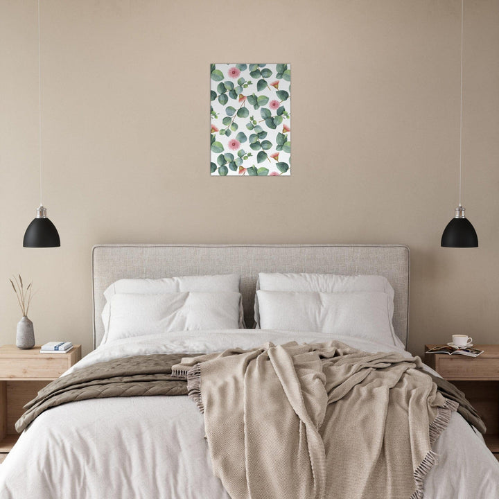 Little Squiffy Print Material 50x70 cm / 20x28″ / Vertical Eucalyptus Blossom Canvas Wall Art