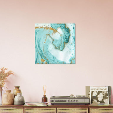 Little Squiffy Print Material 60x60 cm / 24x24″ / Vertical Twilight Beach Marble Canvas Wall Art
