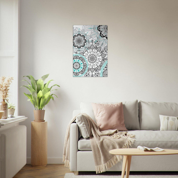 Little Squiffy Print Material 60x90 cm / 24x36″ / Vertical Mandala Heavens Canvas Wall Art