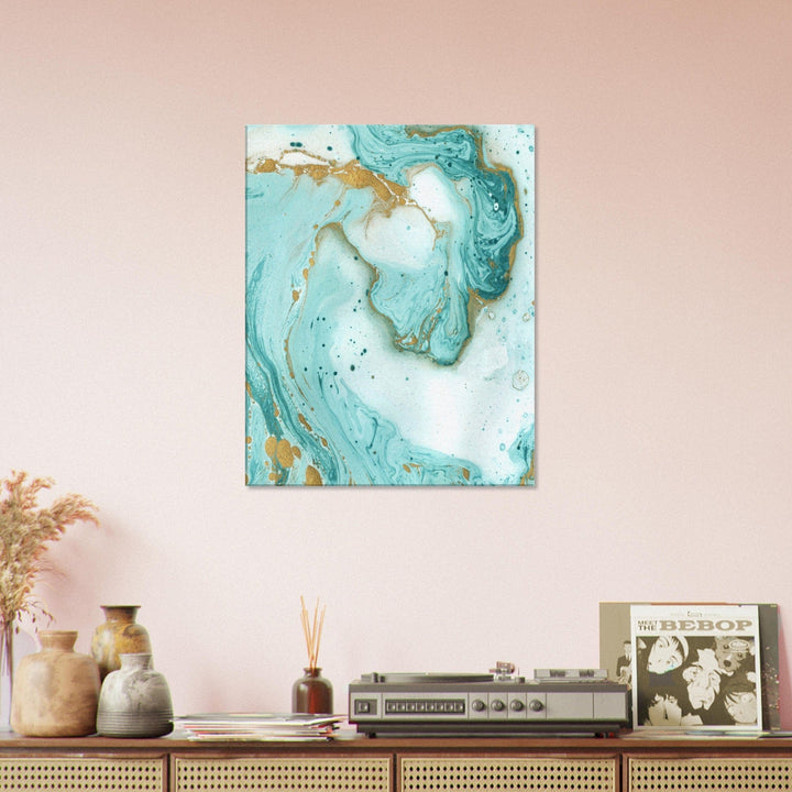 Little Squiffy Print Material 60x75 cm / 24x30″ / Vertical Twilight Beach Marble Canvas Wall Art