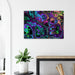 Marble Print Material Neon Psychedelic Marble Canvas Wall Art