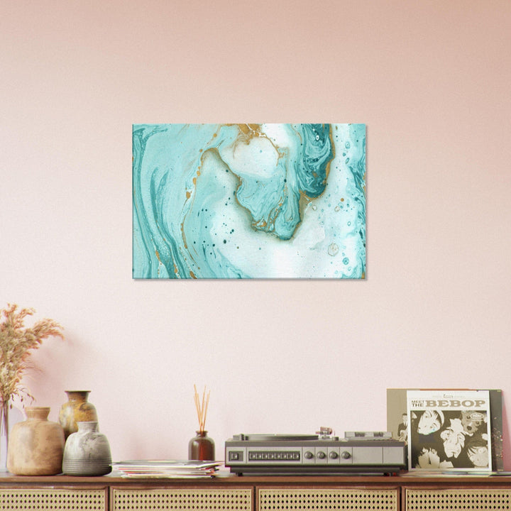 Little Squiffy Print Material 50x75 cm / 20x30″ / Horizontal Twilight Beach Marble Canvas Wall Art