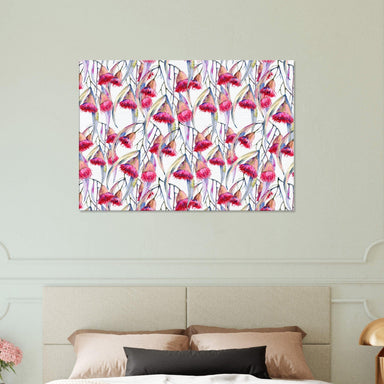 Little Squiffy Print Material 70x100 cm / 28x40″ / Horizontal Watercolour Gumtree Canvas Wall Art