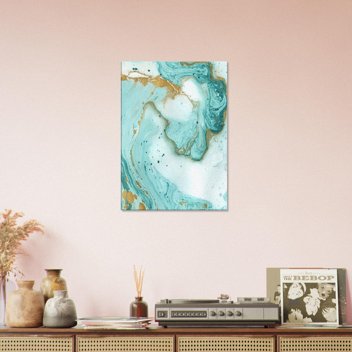Little Squiffy Print Material 50x70 cm / 20x28″ / Vertical Twilight Beach Marble Canvas Wall Art