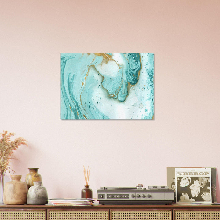 Little Squiffy Print Material 50x70 cm / 20x28″ / Horizontal Twilight Beach Marble Canvas Wall Art
