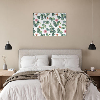 Little Squiffy Print Material 70x100 cm / 28x40″ / Horizontal Eucalyptus Blossom Canvas Wall Art