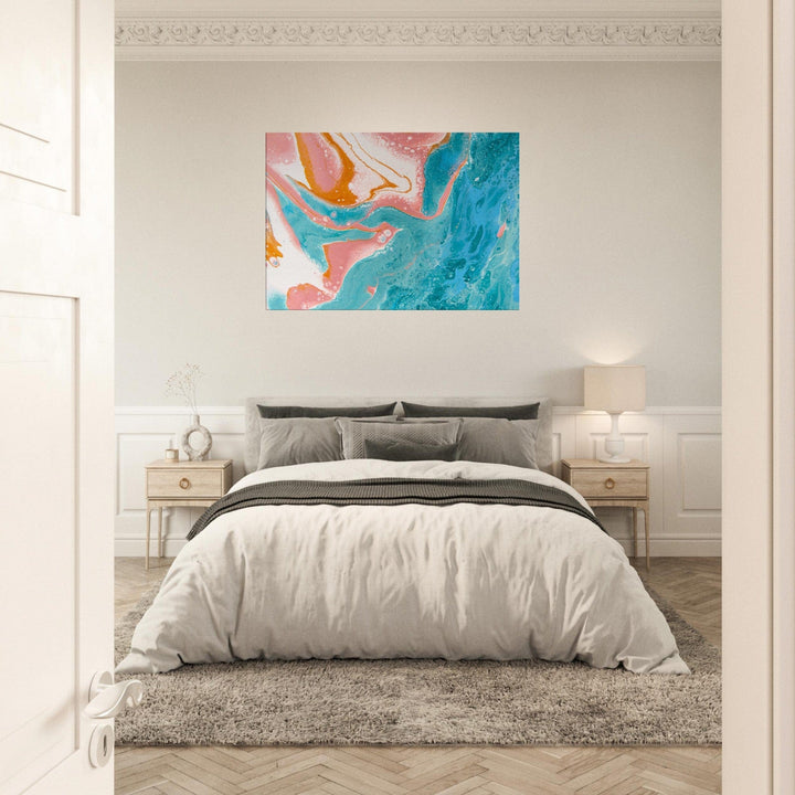 Little Squiffy Print Material 70x100 cm / 28x40″ / Horizontal Bell's Beach Marble Canvas Wall Art