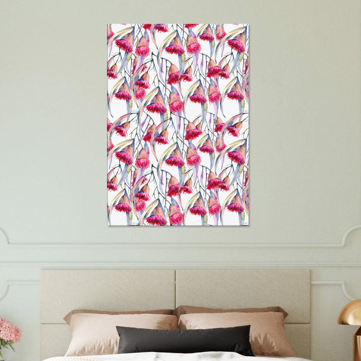 Little Squiffy Print Material 70x100 cm / 28x40″ / Vertical Watercolour Gumtree Canvas Wall Art