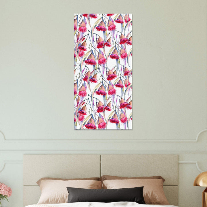 Little Squiffy Print Material 50x100 cm / 20x40″ / Vertical Watercolour Gumtree Canvas Wall Art