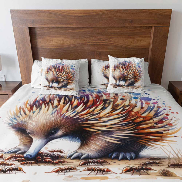 Aussie Echidna Aussie Echidna Quilt Cover Set