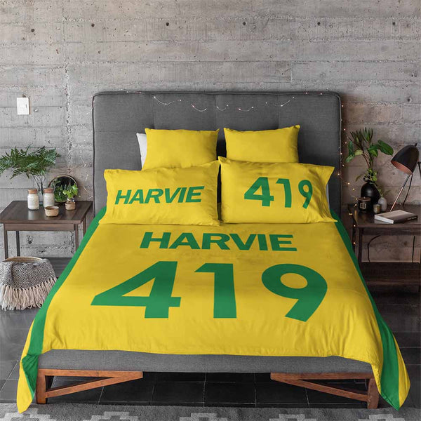 Personalised Aussie Hockey Personalised Quilt Cover Set