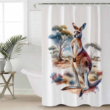 Aussie Kangaroo Aussie Kangaroo Shower Curtain