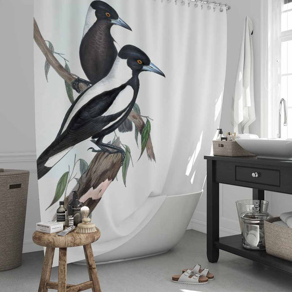 Aussie Magpie Aussie Magpie Shower Curtain