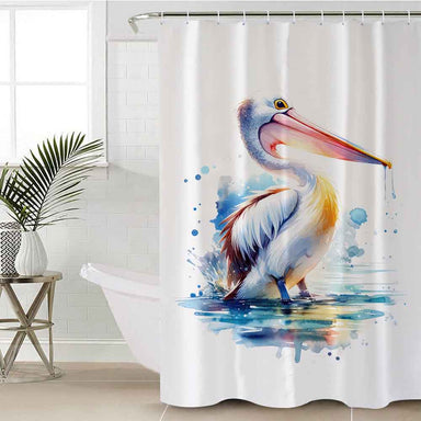 Aussie Pelican Aussie Pelican Shower Curtain