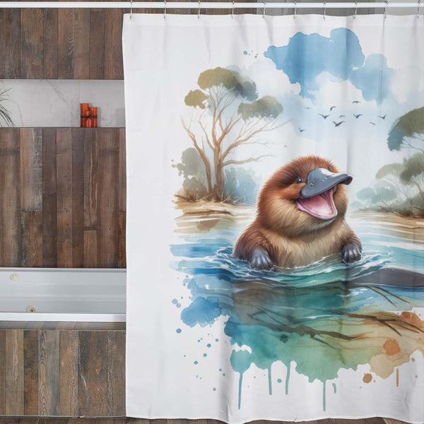 Aussie Platypus Aussie Platypus Shower Curtain