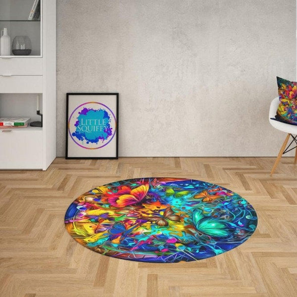 Butterfly Burst Butterfly Burst Round Mat