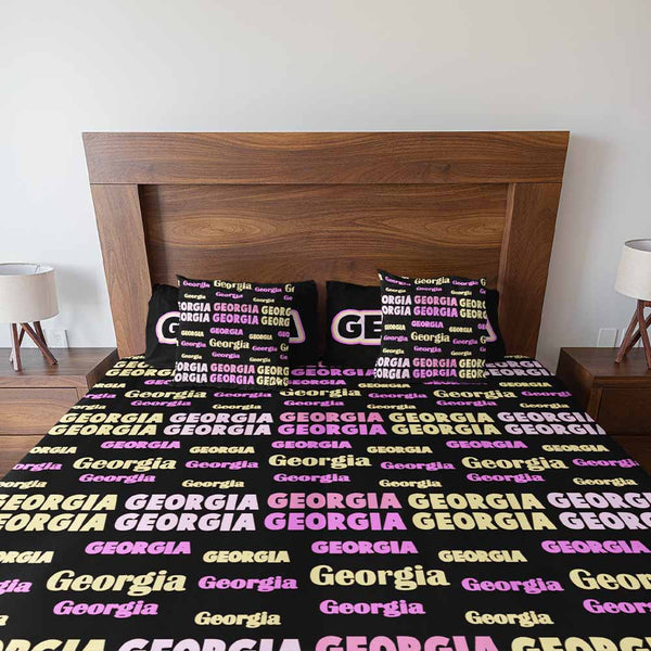 Personalised Colourful Bold Personalised Quilt Cover Set