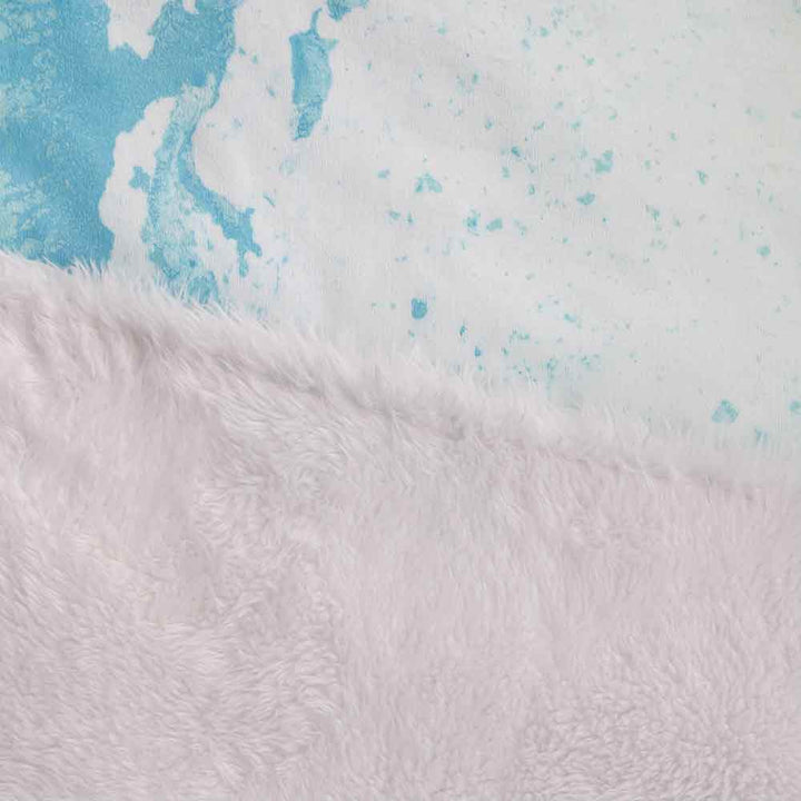 Marble Plush Sherpa Blankets Cossies Beach Blanket