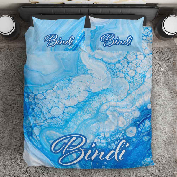 Marble Eagle Bay Marble Personalised Quilt Cover Set