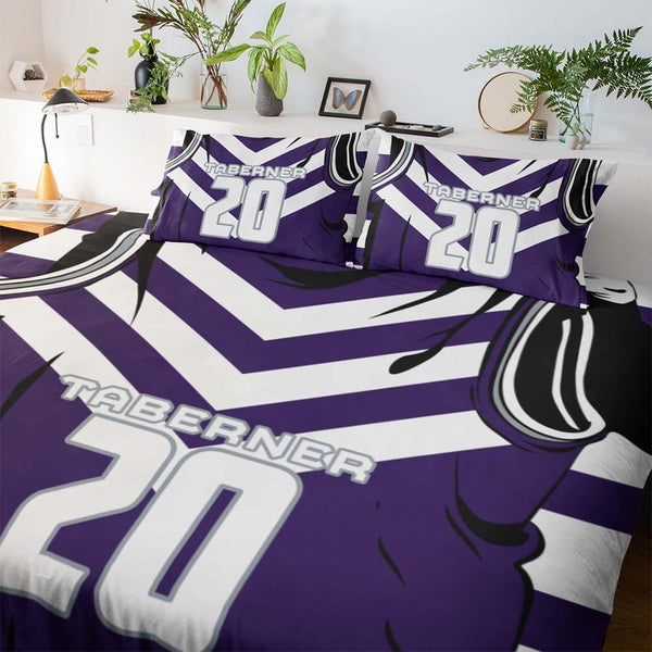 Personalised Football Dockers Jersey Personalised Quilt Cover Set