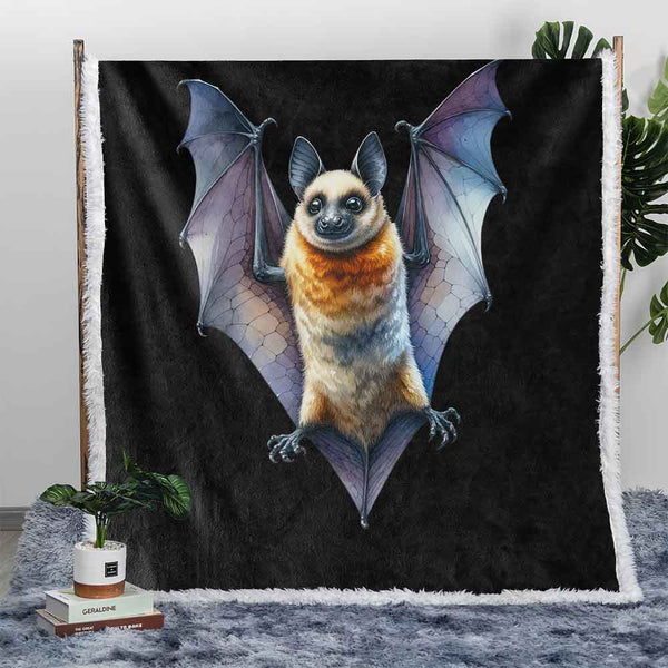 Fruit Bat Plush Sherpa Blankets Fruit Bat Blanket