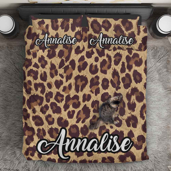 Funky Leopard Print Funky Leopard Print Personalised Quilt Cover Set