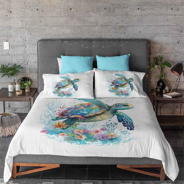 Great Barrier Reef Turtle Great Barrier Reef Turtle Quilt Cover Set