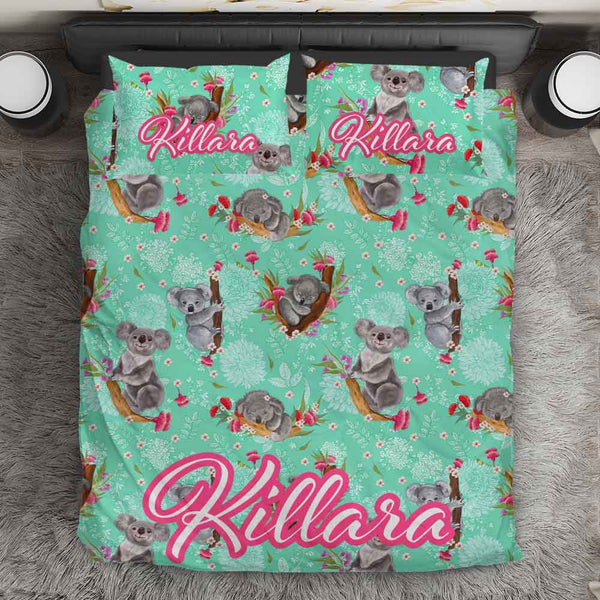 Koala Dreams Koala Dreams Personalised Quilt Cover Set