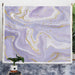 Marble Plush Sherpa Blankets Lavender Marble Blanket