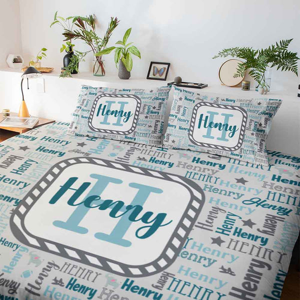 Personalised My Name Personalised Quilt Cover Set
