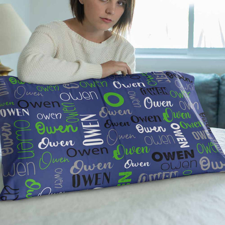 Custom Design Personalised Naming Day Personalised Pillow Cases