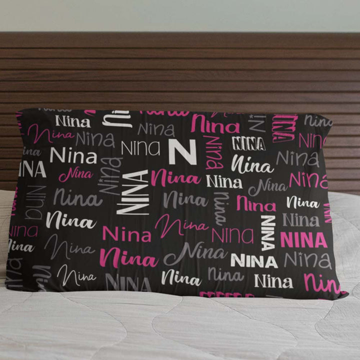 Custom Design Personalised Naming Day Personalised Pillow Cases