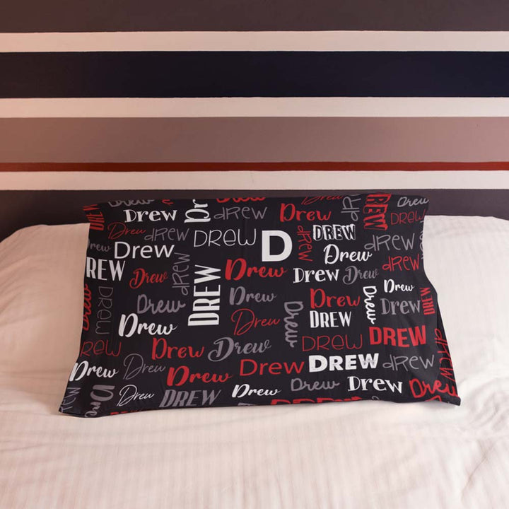 Custom Design Personalised 50x75cm / DREW Naming Day Personalised Pillow Cases
