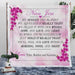 Personalised Plush Sherpa Blankets 75x100cm / Pink / We/Our We Hugged This Personalised Blanket - Blossom
