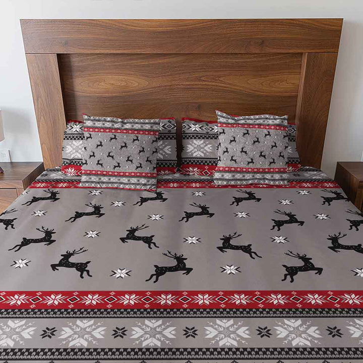 Reindeer Christmas Reindeer Christmas Quilt Cover Set
