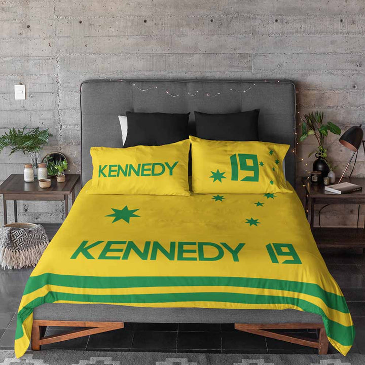 Personalised Southern Cross Soccer Personalised Quilt Cover Set