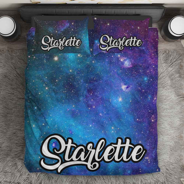 Stardust Galaxy Stardust Galaxy Personalised Quilt Cover Set