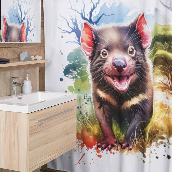 Tasmanian Devil Tasmanian Devil Shower Curtain