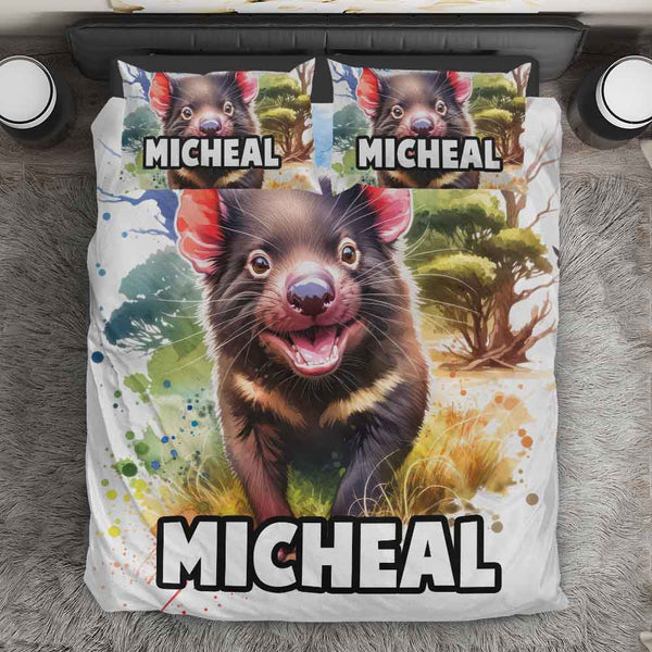 Tasmanian Devil Tasmanian Devil Personalised Doona Cover Set
