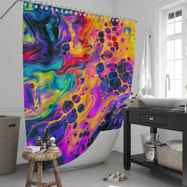 Marble Termagant Marble Shower Curtain
