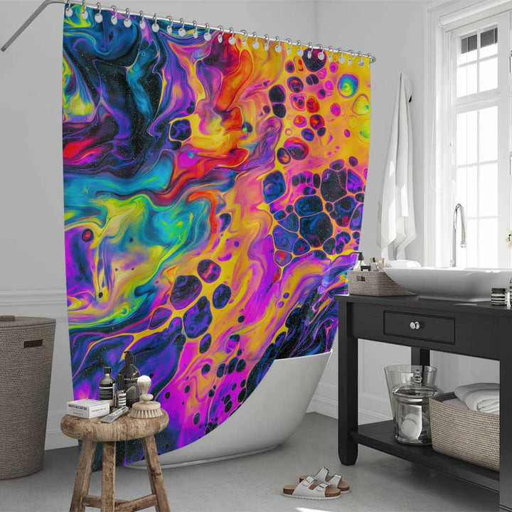 Marble Termagant Marble Shower Curtain