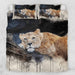 Lioness - Watercolour Painting Lioness - Watercolour Painting Quilt Cover Set