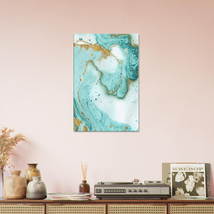 Little Squiffy Print Material 50x75 cm / 20x30″ / Vertical Twilight Beach Marble Canvas Wall Art